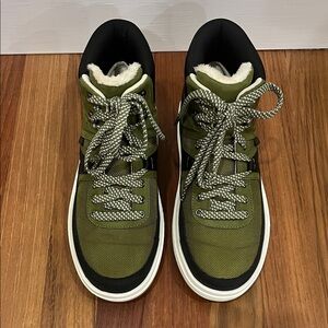 Kizik Sierra Olive Green Hands Free Slip On/Lace Up Boots